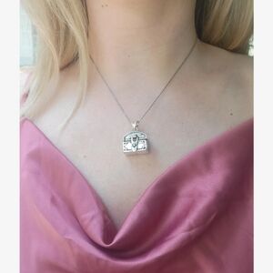 Treasure Chest Locket Necklace